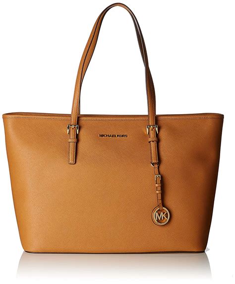 michael michael kors jet set travel medium top zip multifunction